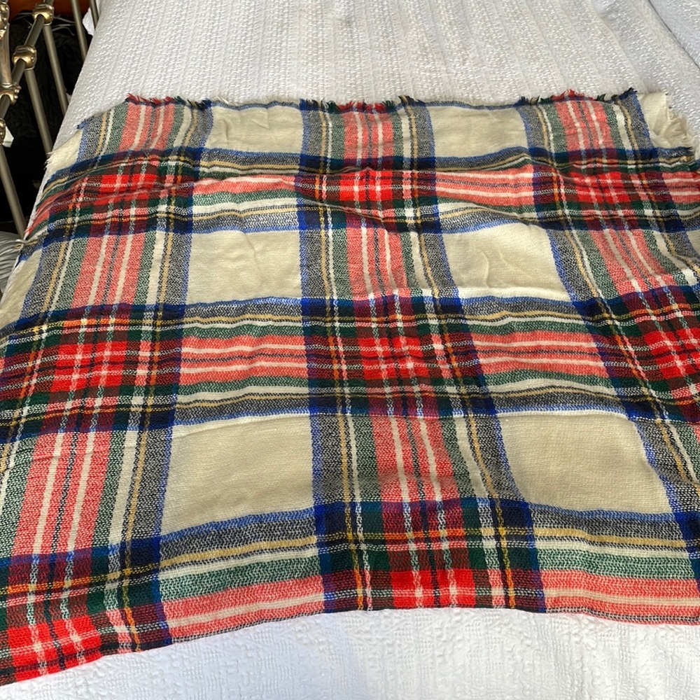 Plaid scarf